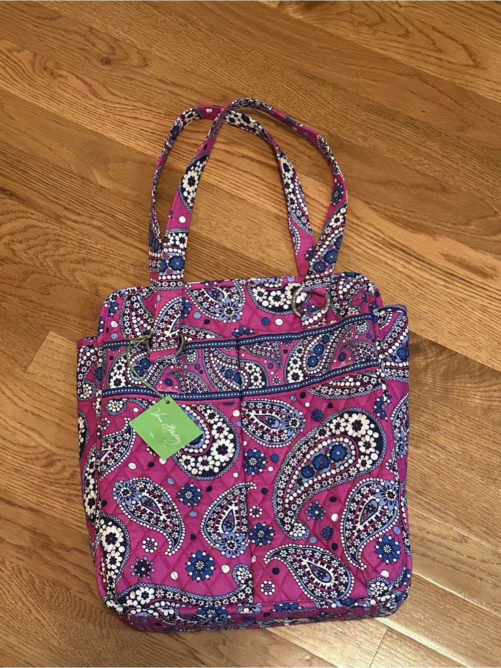 Vera Bradley Pink Paisley Quilted Tote